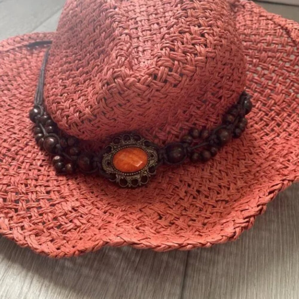 New Pugs Gear Woven Straw Hat Women's